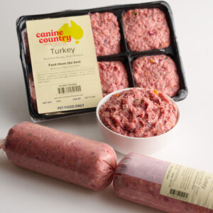 Canine Country Turkey Raw Dog Food by Barf Time