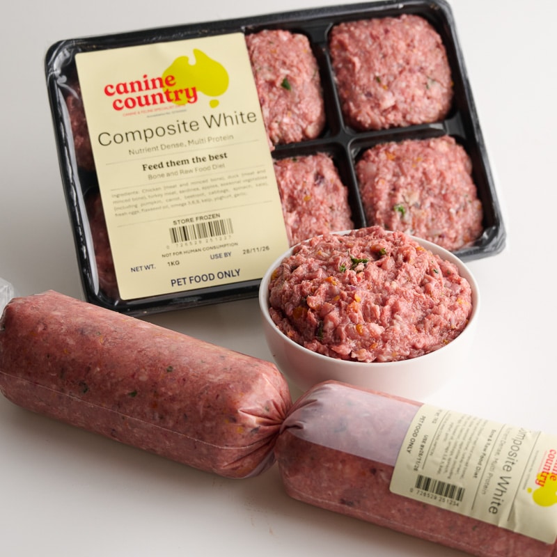 Canine Country Composite White Raw Dog Food by Barf Time