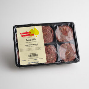 Canine Country Aussie Kangaroo Raw Dog Food - 1kg Portion Pack | Barf Time