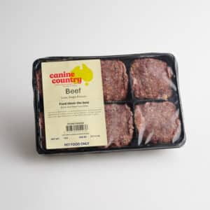 Canine Country Beef Raw Dog Food - 1kg Portion Pack | Barf Time
