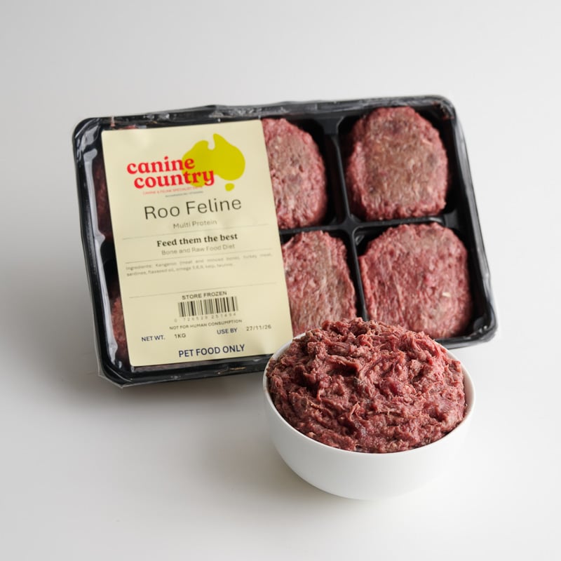 Canine Country Kangaroo Raw Cat Food by Barf Time