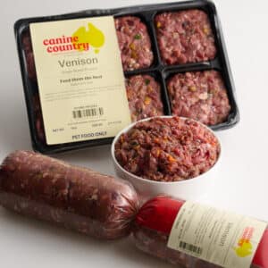 Canine Country Venison Raw Dog Food by Barf Time