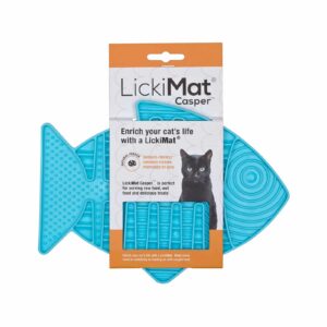 LickiMat Casper Slow Feeder for Raw Feeding Cats by Barf Time