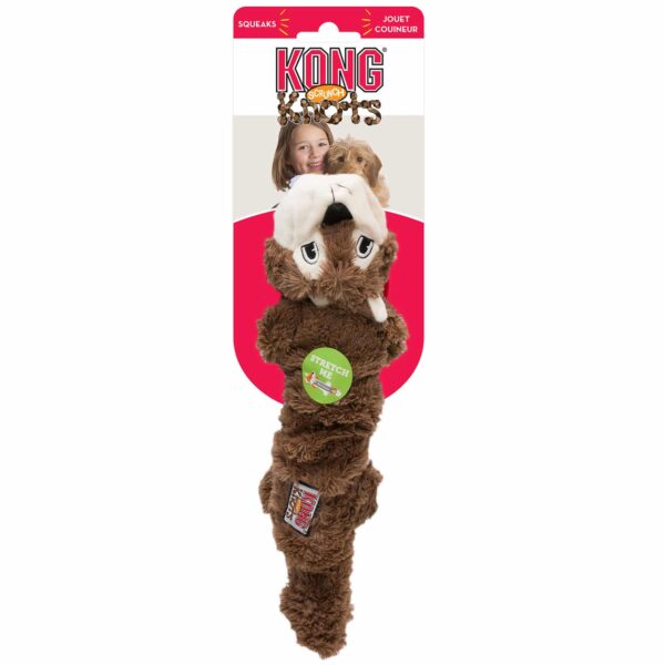 KONG Scrunch Knots Squirrel Toy for Dogs by Barf Time
