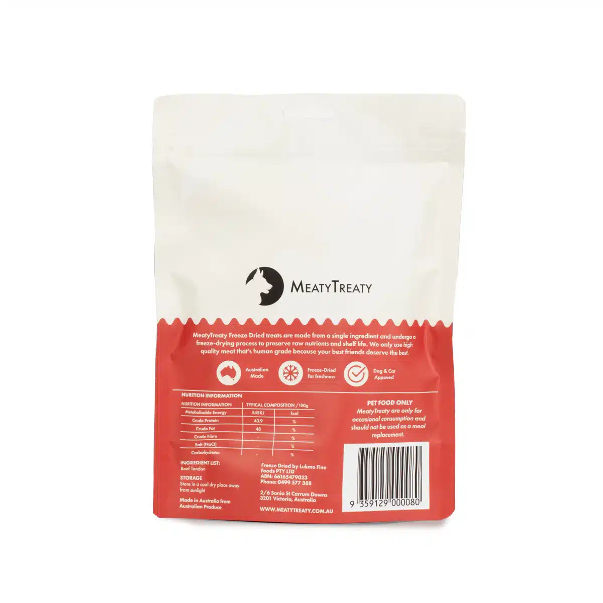 Beef tendon treats suitable for cats and dogs all sizes