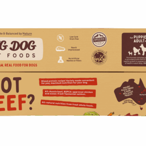 Popular Beef Raw Dog Food by Big Dog - Brisbane Queensland Delivery