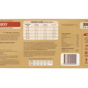 Queensland Beef Raw Dog Food by Big Dog - Brisbane Queensland Delivery