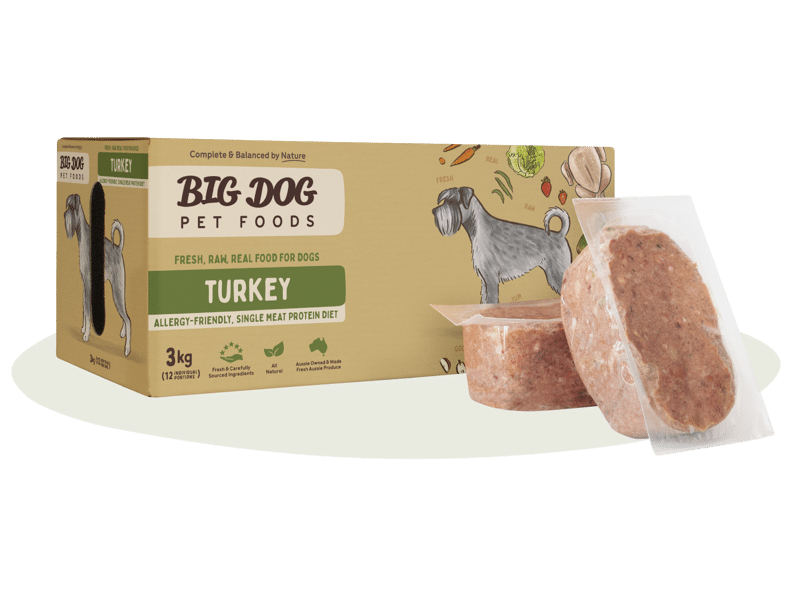 Turkey For Dogs by Big Dog - Brisbane Queensland Delivery by Barf Time