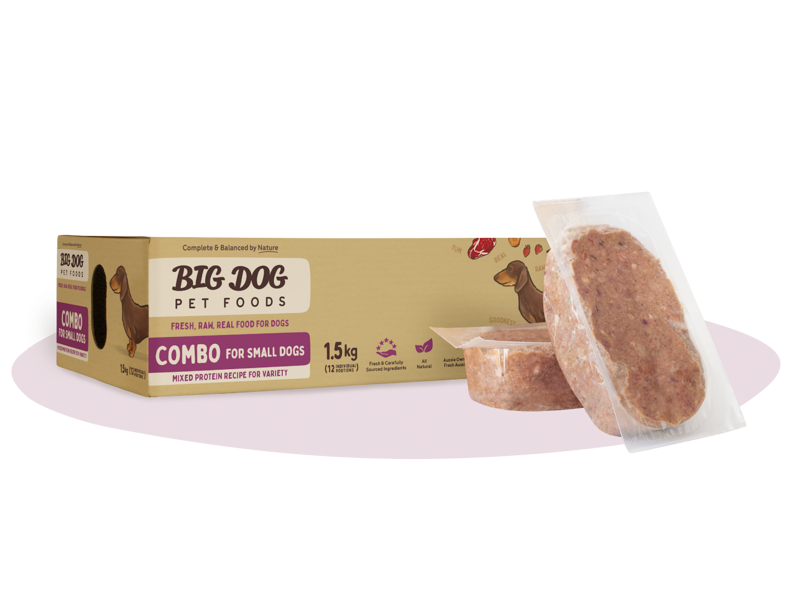 Small Dog Raw Combo by Big Dog - Brisbane Queensland Delivery by Barf Time