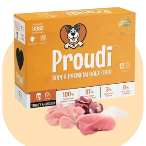Raw Chicken & Turkey for Dogs by Proudi - Brisbane Queensland Delivery by Barf Time